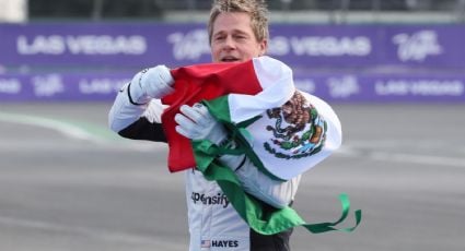 El actor Brad Pitt conquista al público en el GP de México; en la carrera convivió con Diego Boneta