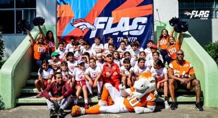 Los Denver Broncos incentivan la práctica del flag football con niños menores de 12 años en la Ciudad de México