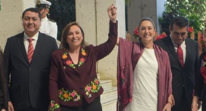 Rocío Nahle evade hablar de la gestión de Cuitláhuac García en su toma de protesta; promete paz y seguridad