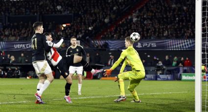 ¡Sigue encendido! El mexicano Santiago Giménez anota en triunfo del Feyenoord en la Champions