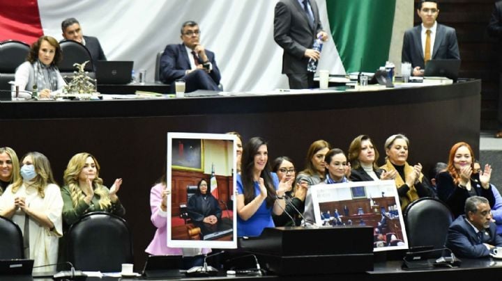 PAN rinde homenaje en diputados a ministra Norma Piña "quien será sustituida en junio próximo por una tómbola"