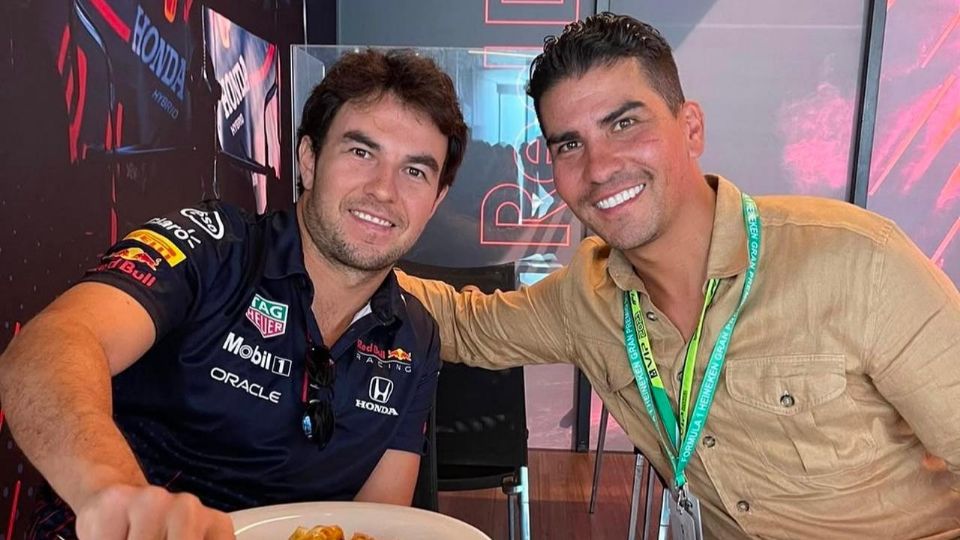 Checo y Toño, en una comida.