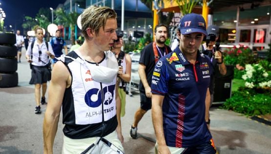 Liam Lawson, el piloto que le realizó una seña obscena a Checo Pérez en el GP de México y se convirtió en su reemplazo en Red Bull