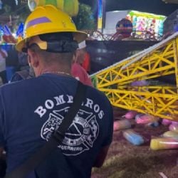 Se desploma juego mecánico en una feria de Acapulco; reportan al menos dos lesionados