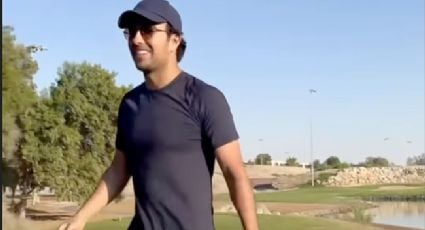 Checo Pérez se relaja jugando golf en medio de la ola de rumores que lo colocan fuera de Red Bull