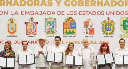 Gobernadores del sur del país firman entendimiento con empresa de EU sobre desarrollo equitativo e inclusivo