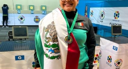 La mexicana Andrea Ibarra gana medalla de plata en pistola de aire en la Copa del Mundo de Granada