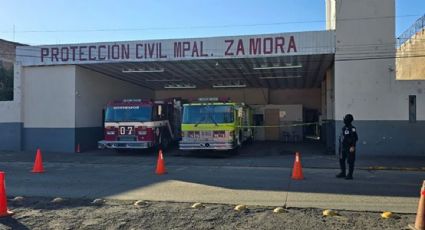 Hay dos bomberos heridos por ataque armado contra la base de Protección Civil de Zamora