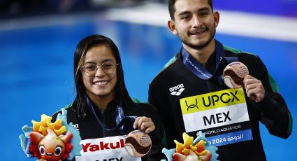 Cae la segunda medalla para México en el Mundial: Kevin Berlín y Alejandra Estudillo conquistan bronce en clavados sincronizados de 10m