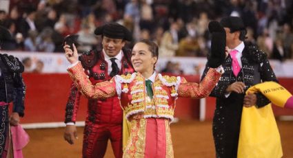 Rocío Morelli corta oreja y es la ganadora del cartel femenil en la cuarta corrida de reapertura de la Plaza México