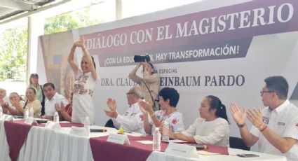 "Quiero ser recordada como la presidenta de la educación pública", afirma Sheinbaum ante el magisterio de Campeche