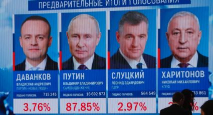 Putin se perfila para un quinto mandato en Rusia con un arrollador 87% de los votos tras cómputo de más de una cuarta parte de las casillas