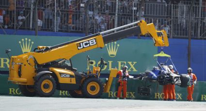 El tailandés Alex Albon destroza su monoplaza tras sufrir aparatoso choque en el Gran Premio de Australia