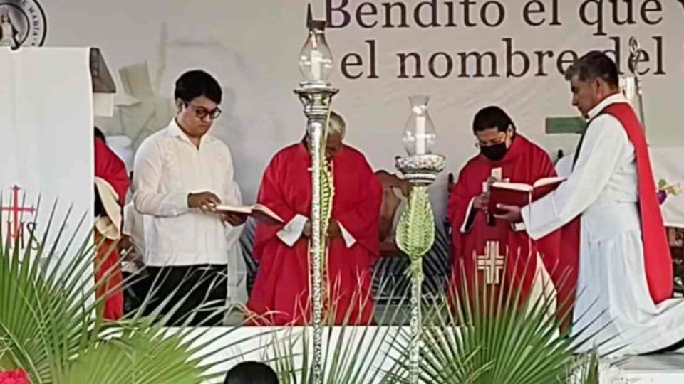Foto: Captura de video (FB: Diócesis de Chilpancingo-Chilapa)