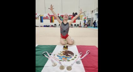 La mexicana Bárbara Wetzel es Campeona Mundial en tres pruebas de gimnasia de los Juegos para atletas con Síndrome de Down