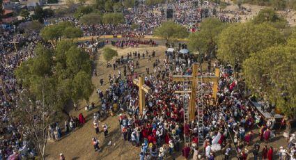 Fieles celebran el viacrucis 181 en Iztapalapa bajo inusual ola de calor