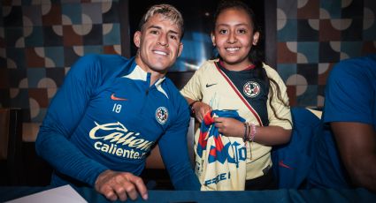 Futbolistas del América conviven con niños del Teletón en Guadalajara, de cara a su partido ante Chivas