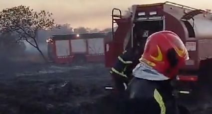 La sequía en CDMX desencadena incendio en el vaso regulador El Cristo, arrasando con vegetación seca