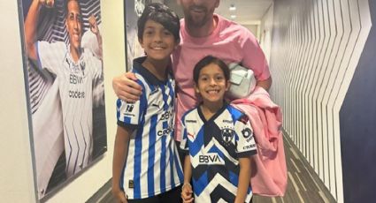 Messi cumple el sueño de los hijos de Esteban Andrada, portero de Rayados