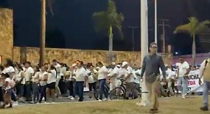 Más de 20 mil personas protestan en Campeche para exigir la destitución de la titular de Seguridad estatal