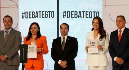 La morenista Alma Alcaraz fue la más atacada durante el primer debate entre candidatas a la gubernatura de Guanajuato, aunque no asistió