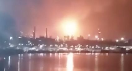 Se registra incendio en la refinería Lázaro Cárdenas en Minatitlán; no hay personas lesionadas