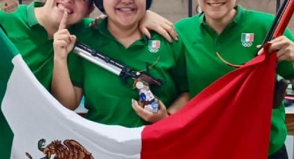 Equipo femenil mexicano de tiro deportivo se cuelga medalla de oro en el Campeonato de las Américas