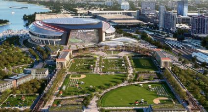 ¡Impresionante! Bears presentan proyecto de estadio multiusos que sería construido junto al lago Michigan