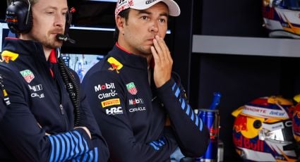 Checo Pérez no sale a rodar en la segunda práctica por la lluvia en Japón: "Sacamos la máxima información posible"