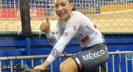 La mexicana Daniela Gaxiola logra medalla de plata en la prueba de keirin en el Campeonato Panamericano de Ciclismo de Pista