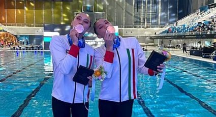 Las mexicanas Daniela Ávila y Fernanda Carmona conquistan medalla de bronce en la Copa del Mundo de Natación Artística en Beijing