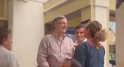 Comensales en un restaurante de Zapopan gritan "¡fuera Morena!" mientras Marcelo Ebrard se retiraba del lugar