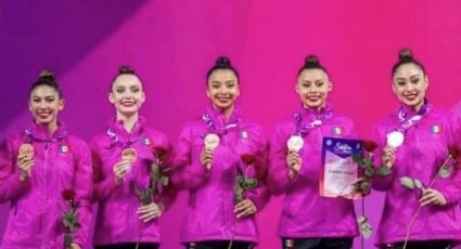 ¡Subcampeonas! Equipo femenil mexicano de Gimnasia Rítmica se cuelga medalla de plata en la World Challenge Cup