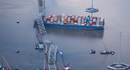 Posponen la demolición de un tramo del puente colapsado en Baltimore por mal clima