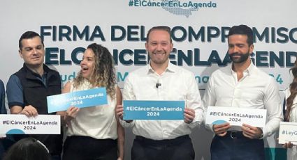 Santiago Taboada firma compromisos para apoyar con tratamientos a personas con cáncer en la CDMX