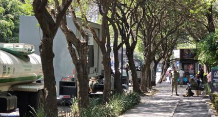 Retiran sin dar explicaciones a los vecinos el puesto de mando colocado en la Benito Juárez ante denuncias de agua contaminada