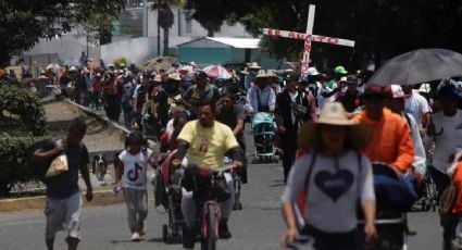 Caravana con al menos 600 migrantes llega a la capital de Puebla días después de salir de Guatemala