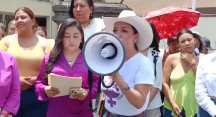 Colectivos feministas protestan en Morelos para exigir que se enjuicie al hermano de Cuauhtémoc Blanco por violencia familiar