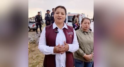 Otro desplome en el Edomex: cae enlonado para mitin de la candidata morenista a la alcaldía de Ixtlahuaca