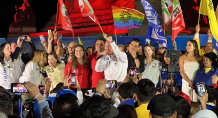 Santiago Taboada cierra sus tres meses de campaña en el Ángel de la Independencia: “Aguantamos la persecución del gobierno y les vamos a ganar”