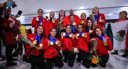 Selección de Natación Artística es aclamada en su regreso a México tras ganar dos oros en París: “Somos las rivales a vencer”