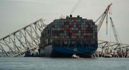 Despejan el acceso al puerto de Baltimore más de dos meses después del colapso de un puente