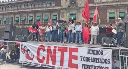 CNTE levanta plantón en el Zócalo tras alcanzar acuerdos con el gobierno: se presentará iniciativa para jubilación por años de servicio