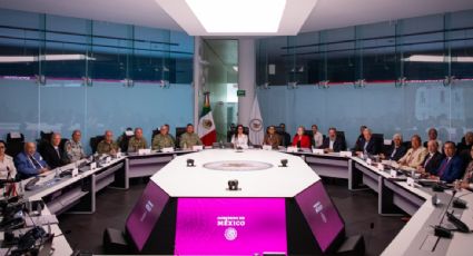 Rosa Icela dice a gobernadores que el país está en paz en reunión del gabinete de seguridad para instalar mesa de monitoreo de la elección