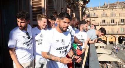 Jehú Chiapas, Martín Galván y un grupo de mexicanos consiguen el ascenso del Salamanca a la Cuarta División de España