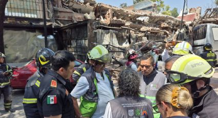 Colapsa "El Patio", antiguo centro nocturno en la alcaldía Cuauhtémoc; no se reportan víctimas