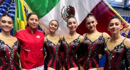 Mexicanas logran dos medallas de plata y un bronce en el Campeonato Panamericano de Gimnasia Rítmica