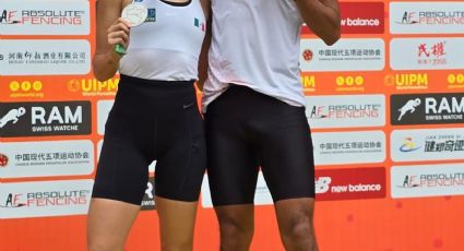 Mariana Arceo y Lorenzo Macías se llevan la medalla de plata en la Final de relevos mixtos del Mundial de Tiro Carrera