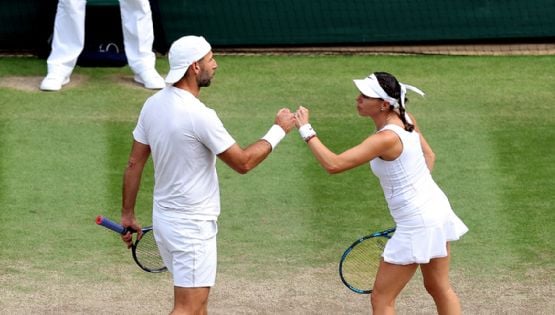 ¡Orgullo mexicano! Giuliana Olmos y Santiago González hacen historia y avanzan a semifinales de Wimbledon en dobles mixtos