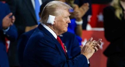 Trump reaparece en la convención republicana con la oreja vendada